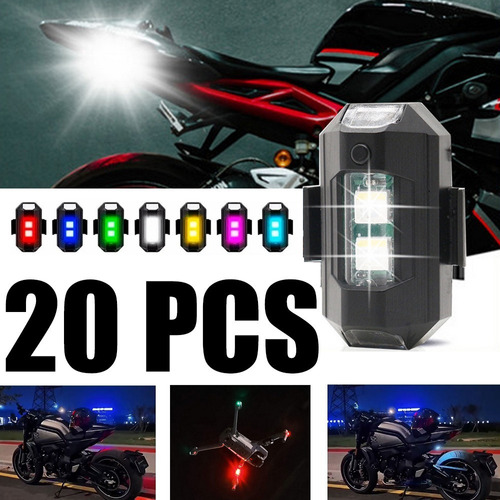 Mini Luz Led Estroboscópica Para Moto Dron Ulanzi, 20 Pzs