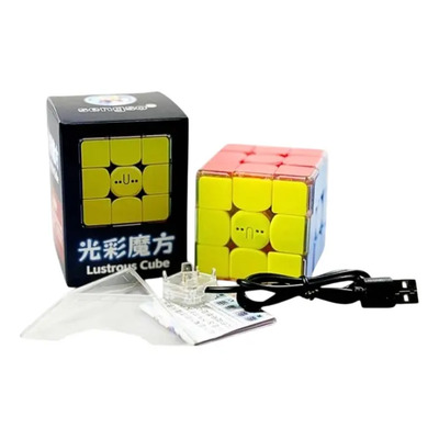 Cubo 3x3 Brillante Sengso Lustrous Con Cable Estructura 3x3 Lustrous | MercadoLibre