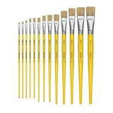 Kit Com 5 Pincéis Tigre 815 Pintura Arte Artesanato Promoção