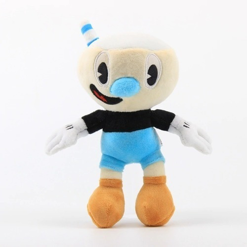  Peluche Cuphead Celeste, (nuevos 25 Cm Aprox.)