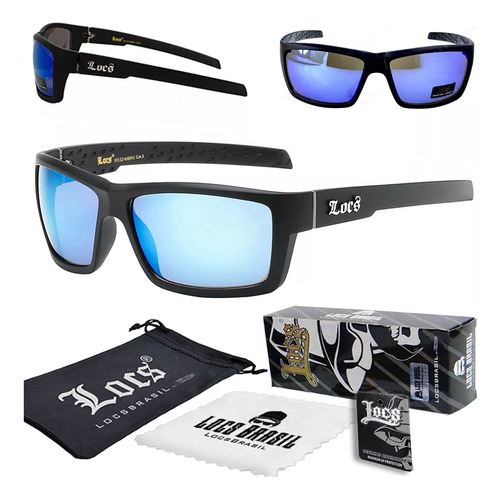 Óculos Escuro Locs Brasil - Booster Espelhado 91132 Premium