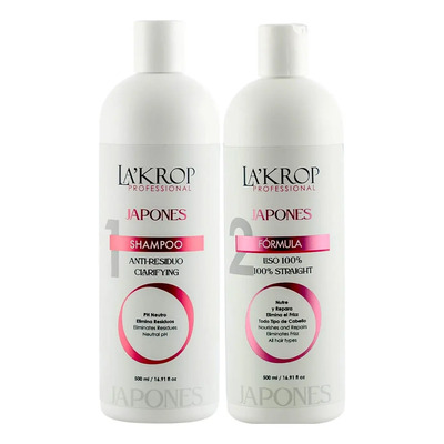 Alaciado Japones Lakrop Kit 500ml  | Meses sin interés