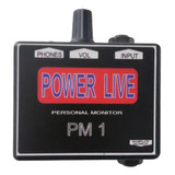 Amplificador De Fone De Ouvido Retorno New Live Power Live