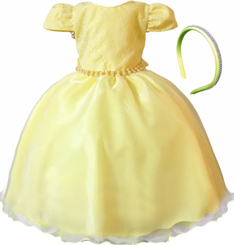 Vestido Infantil Curto Princesa Daminha Formatura Luxo Batizado Branco