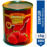 Pulpa De Frutilla Para Cocteleria Stapler Premium Lata 880g