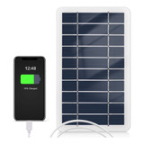 Cámara Solar Con Enchufe De Cargador Con Panel Solar Portáti