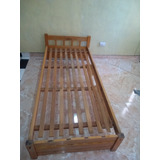 Cama De Una Plaza. Madera Macisa