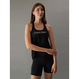 Top Sport Negro Calvin Klein De Mujer