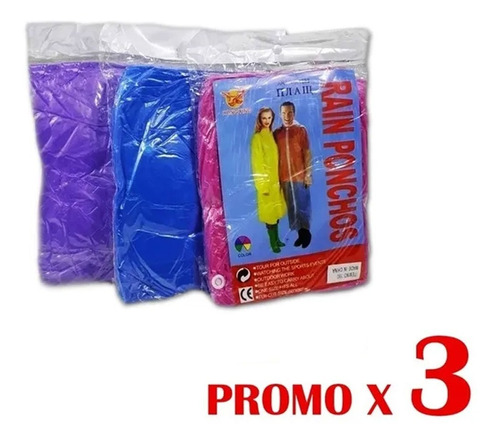 Pilotos Lluvia Pilotin Impermeable Poncho Kaosimport En Once