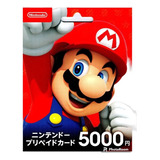 Código Digital De ¥5000 Para Nintendo Switch Japón