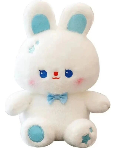 Peluche Conejo De Pascua Orejitas Celestes