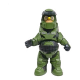 Homero Simpson Parodia Halo Master Chief, Resina 14 Cm 