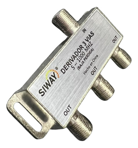 Splitter Divisor De Señal Para 3 Vias Cable Coaxial 1000mhz