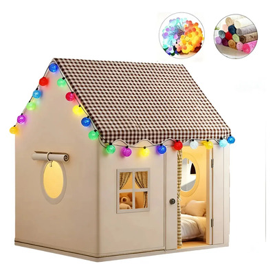 Casita Infantil De Juego Con Luces Led, Manta Y Accesorios | Envío gratis