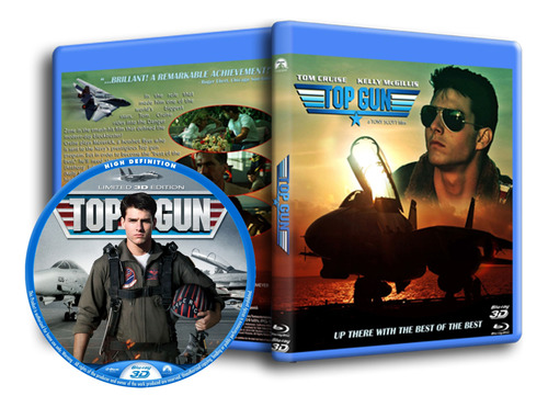 Top Gun (1986) - Tom Cruise - 2d / 3d - 1 Bluray