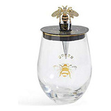 Juego Copa Vino Abeja + Tapón En   