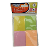 Bloco De Anotações Colorido 38x51mm Com 2.400unid Brw