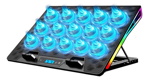 Base Refrigerante Gamer Portatil Pc Con 15 Ventiladores Rgb