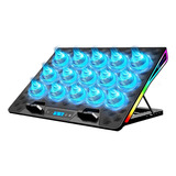 Base Refrigerante Gamer Portatil Pc Con 15 Ventiladores Rgb