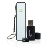 Kit Powerbank+leitor+cartão Sd 8gb Multilaser-cor Preto