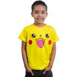 Playera Sublimada  Infantil Pikachu