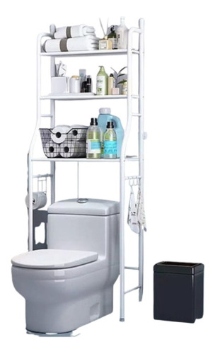 Estante Mueble Organizador De Baño 3 Niveles Repisa