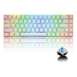 Lexonelec Mk 68 Teclado Mecánico 60% Para Juegos, Tipo C