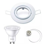 Spot Dicroica Led Completa 3,8w. Philips Embutir Luz Fria