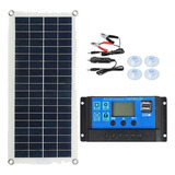 Kit Panel Solar 12v 30w Controlador De Módulo De Panel Solar