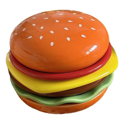 Set De Platos Y Tazones Apilables Para Hamburguesas