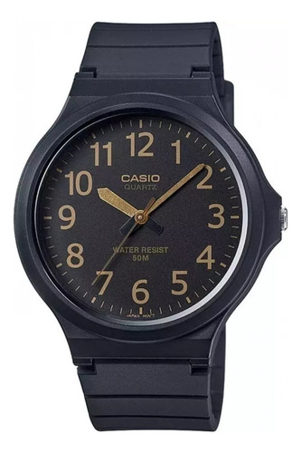 Relógio Casio Masculino Mw-240-1b2 Analógico Collection Preto