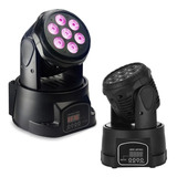 Kit 2 Moving Head Wash 7 Leds Cree De 12w Rgbw Dmx Quadriled