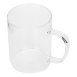 Taza De Café Con Leche Transparente De 350 Ml Con Asa, Vidri