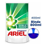 Ariel Doble Poder Concentrado 400ml Pack X 3