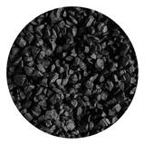 Piedras Grava P Acuario Decoración Color Negro - 10kg