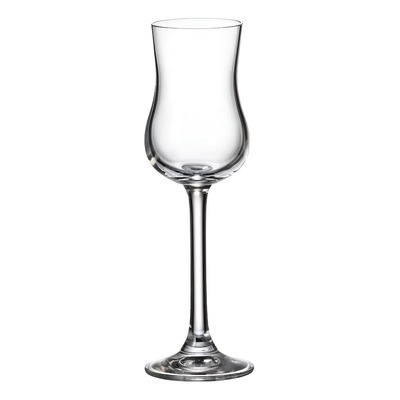 Juego De 6 Copas De Vidrio Grappa Licor Tequila Mezcal Vina Color Transparente | Meses sin interés
