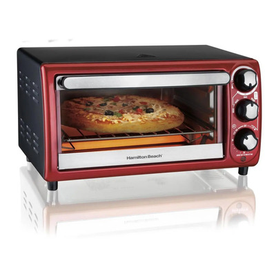 Horno Tostador Hamilton Beach 31146 4 Rebanadas Color Rojo | Envío gratis