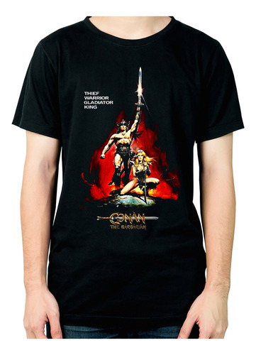 Remera Conan El Bárbaro Película 0323 Dtg Minos