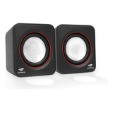 Caixa De Som Speaker 2.0 3w Sp-301bk Preta C3 Tech