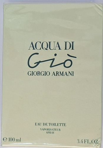 Perfume Acqua Di Gio X 100 Ml Original En Caja Cerrada