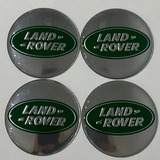 Jogo 4 Emblema Logo Adesivo Roda Land Rover 58mm