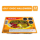 Chocolate Paleta Loly Choc Bandeja 12 Unidades Halloween