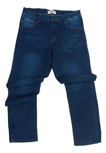 Jeans Hombre Recto Clásico Elastizado 