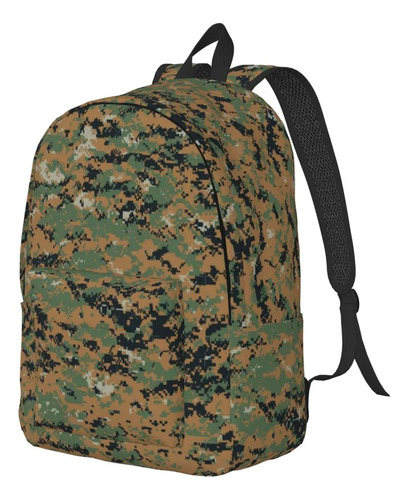 Mochila De Camuflaje Marpat Woodland Middle High College Scho
