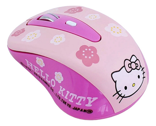 Mouse Inalámbrico Diseño Hello Kitty Lindo Regalo