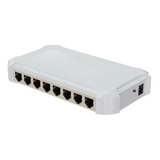 Switch 7 Portas Poe Passivo+ Separador Poe + 1 Fonte 12v5a