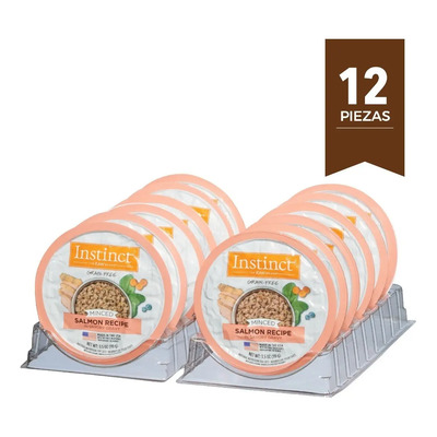 Alimento Minced Cups 12 Pack Para Gato, Salmón 99g | Envío gratis