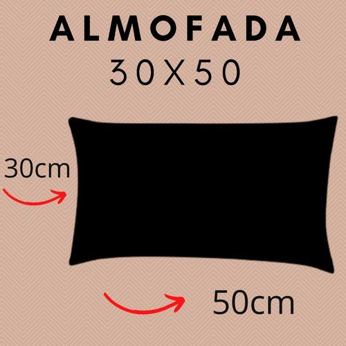 Kit 6 Almofada Cheia Sofá Cama Baguete Quebra Rim 30x50