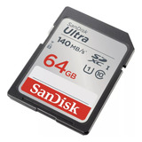 Tarjeta De Memoria Sd Sandisk Ultra 64 Gb 120mb/s