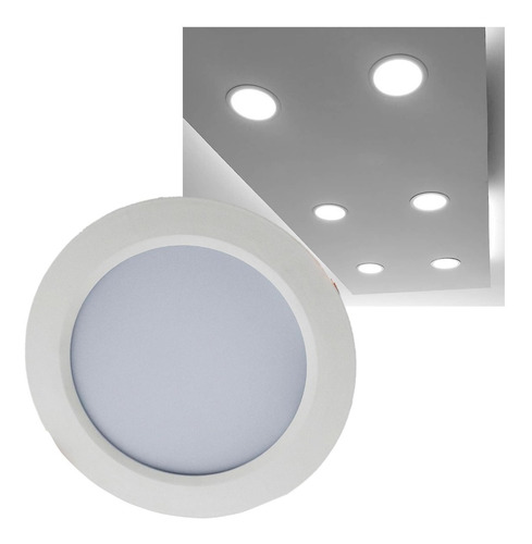 Lampara Led Empotrable En Plafon 24w Spot Led Casa Oficina